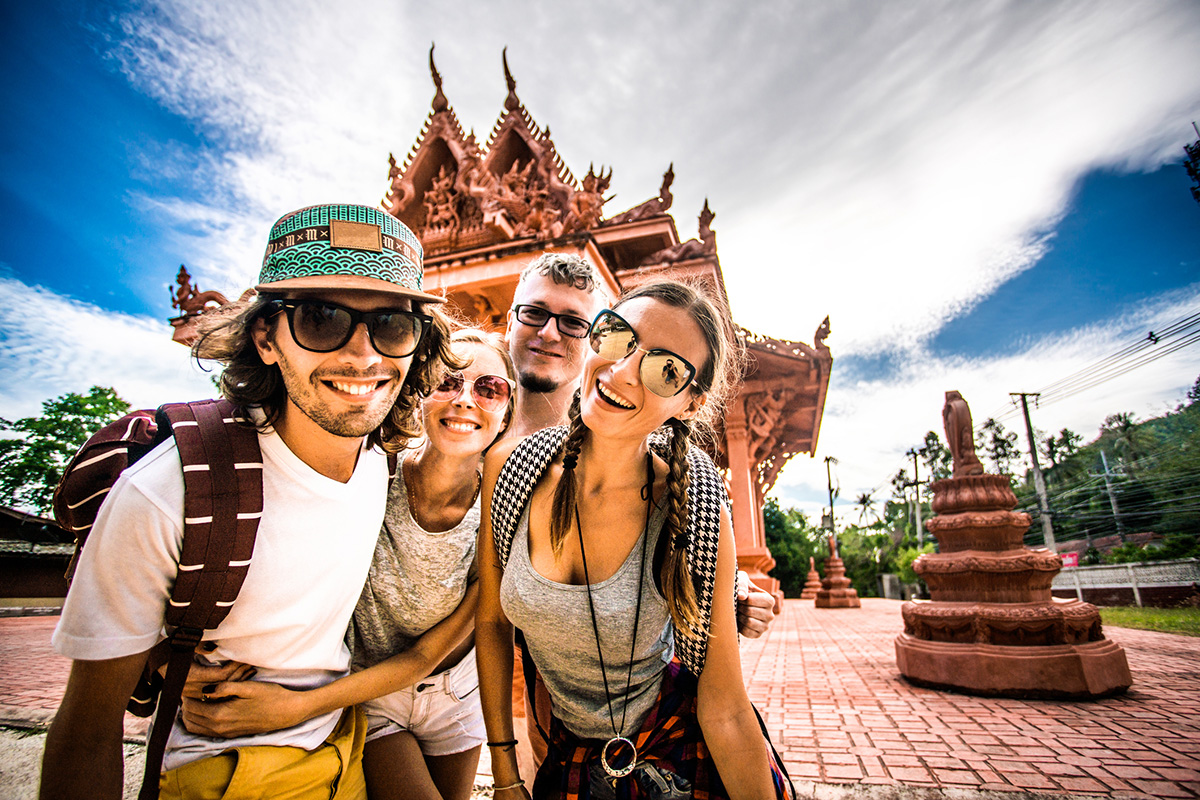 Tourists in Thailand